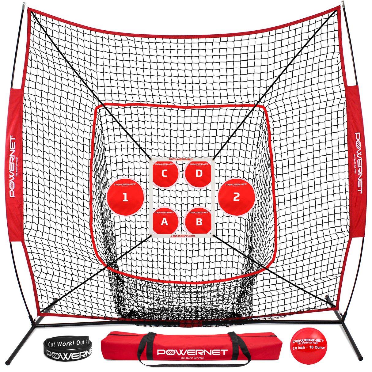 Ultimate Pitching Bundle Sports PowerNet 7x7 Kit