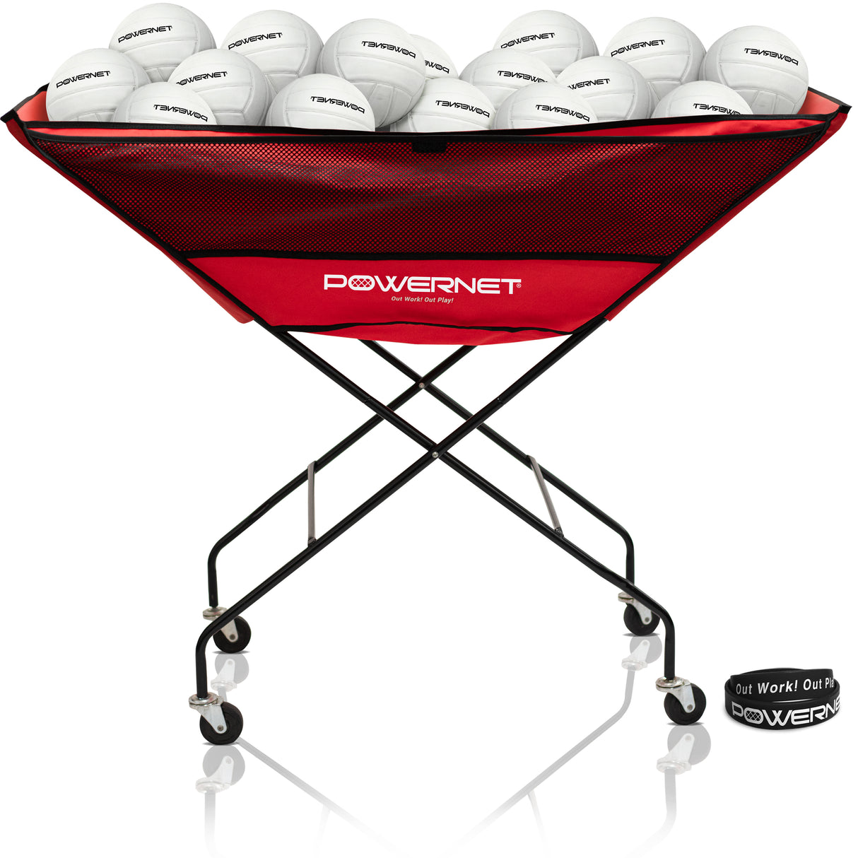 Volleyball Wheeled Cart Sports PowerNet