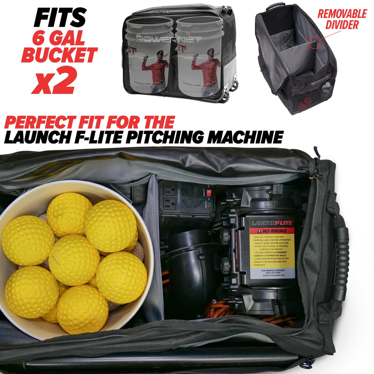 PRO BUNDLE | Launch F-lite Coaching Bundle (Softball) TrainingNets by PowerNet
