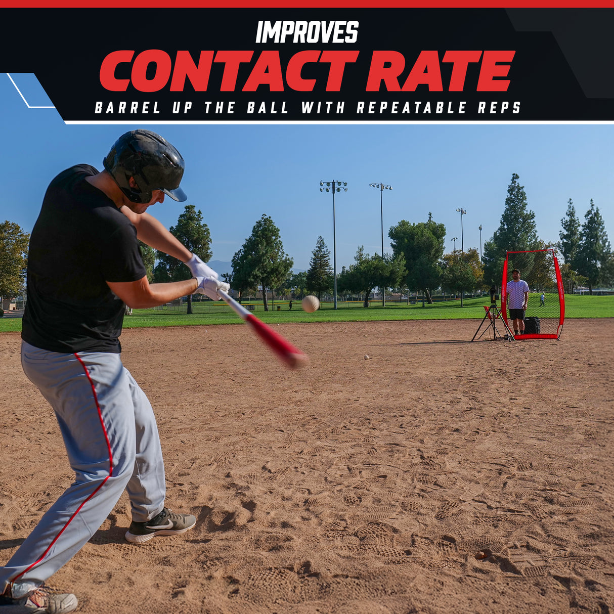 Pro Training Bundle | Launch F-lite Pitching Machine, Rolling Bag, Bucket Lifter & Baseballs TrainingNets by PowerNet