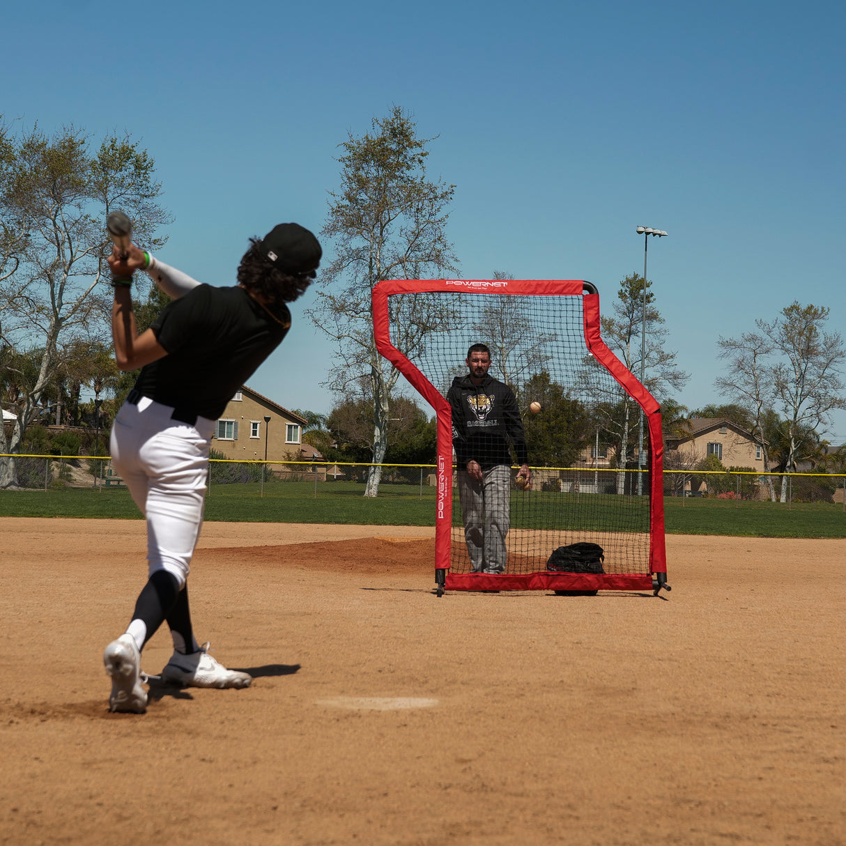 Pro Training Bundle | Z-Screen, Bucket Lifter & Practice Softballs TrainingNets by PowerNet