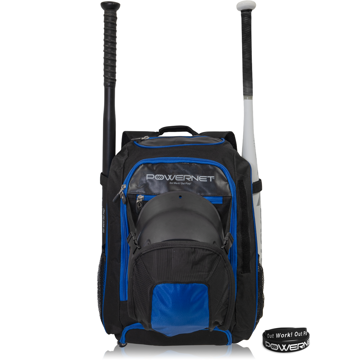 Baseball Softball Backpack XL Sports PowerNet Blue