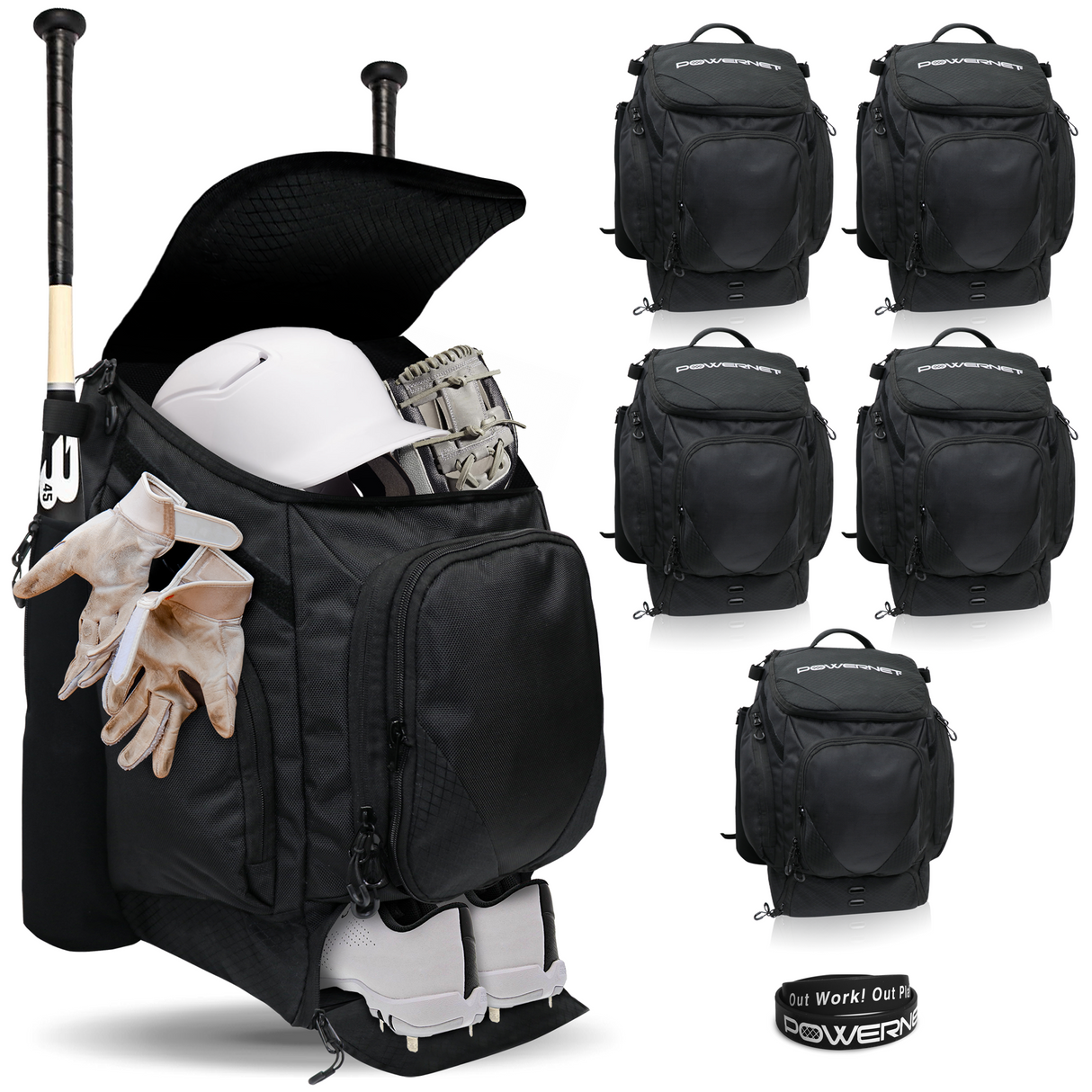 The Surge Softball Baseball Backpack Backpack PowerNet 6-Pack