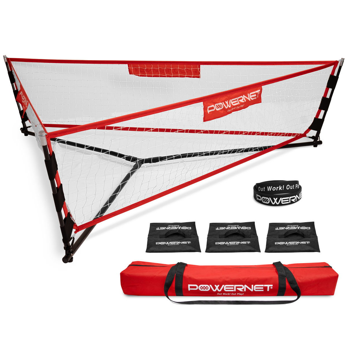 Soccer Triple Threat Rebounder | 3-Sided Net TrainingNets by PowerNet