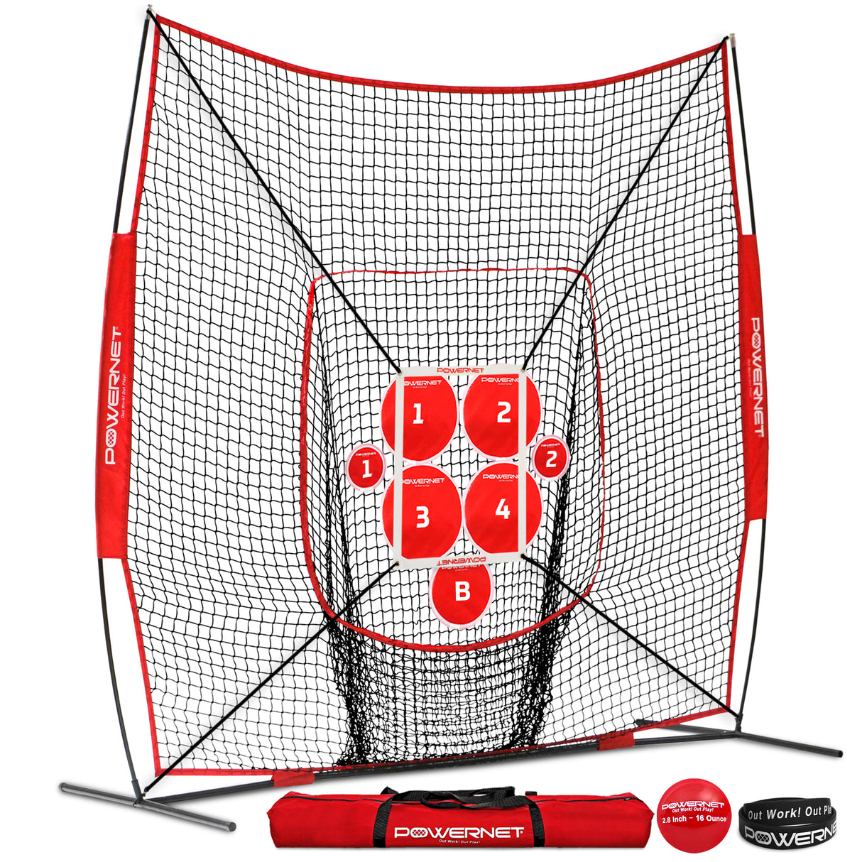 Ultimate Pitching Bundle Sports PowerNet 8x8 Kit