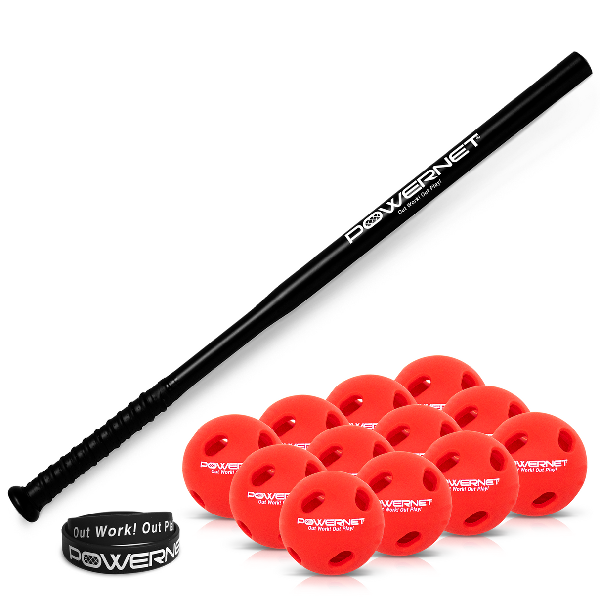 Overload and Underload Training Bats, Rapid Stick or Overload Bat with Micro Crushers Training Bat PowerNet Overload Bat w/ Micro Crushers