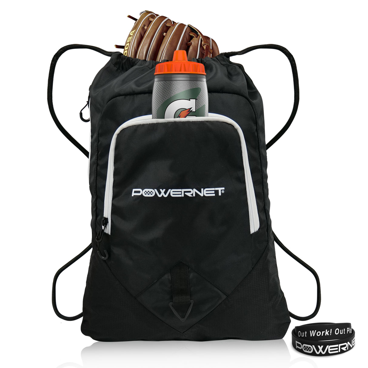 Deluxe 2.0 Sack Drawstring Training Gym Sack PowerNet