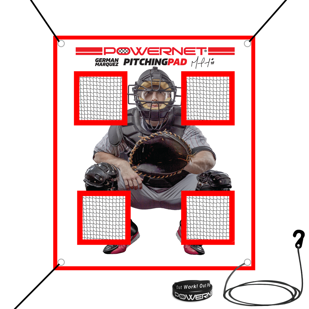 4 Net Pocket Pitching Pad Pitching pad PowerNet Pad Only