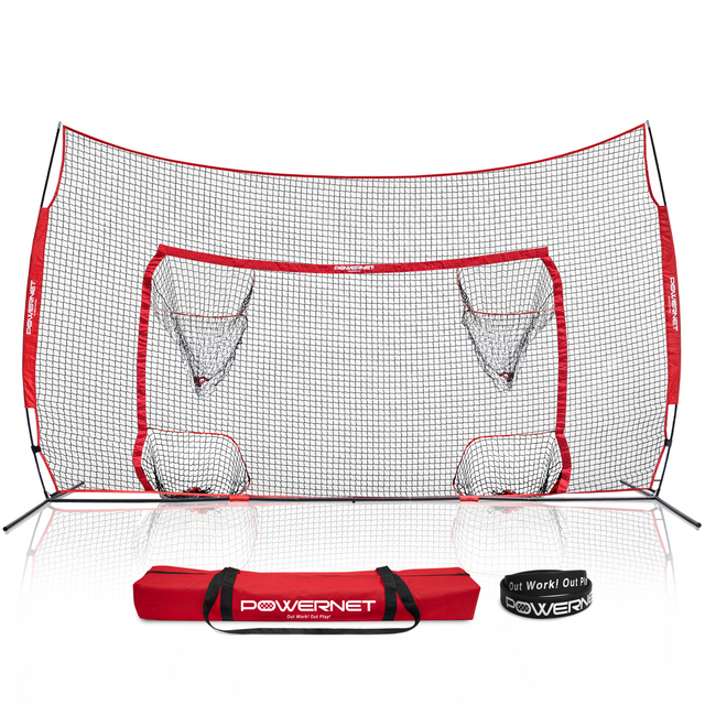 16x10 FT Soccer Goal Combo Barrier Soccer Goal PowerNet