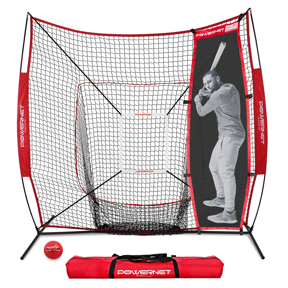 Andrelton Simmons Stand-in Batter Andrelton Simmons Stand In Batter PowerNet 7x7 Bundle W/ Stand-In Batter & Strike Zone