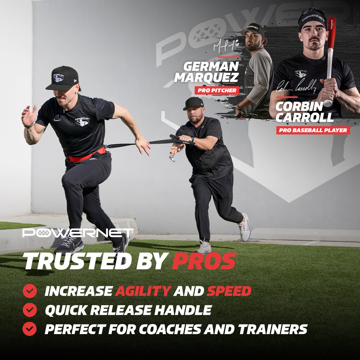 Tension Trainer for Speed & Agility TrainingNets by PowerNet
