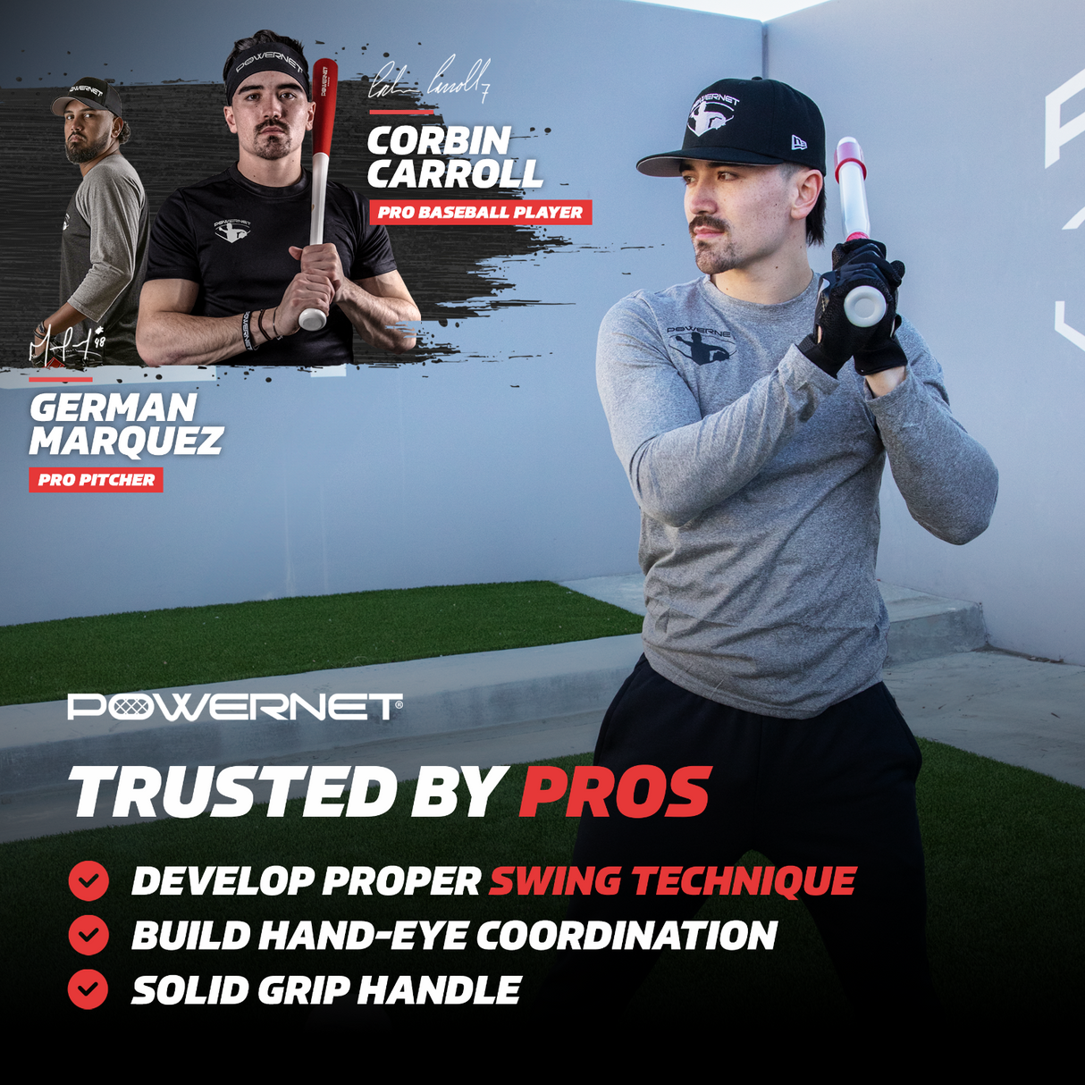 Sweet Spot Bat Swing Training Sports PowerNet