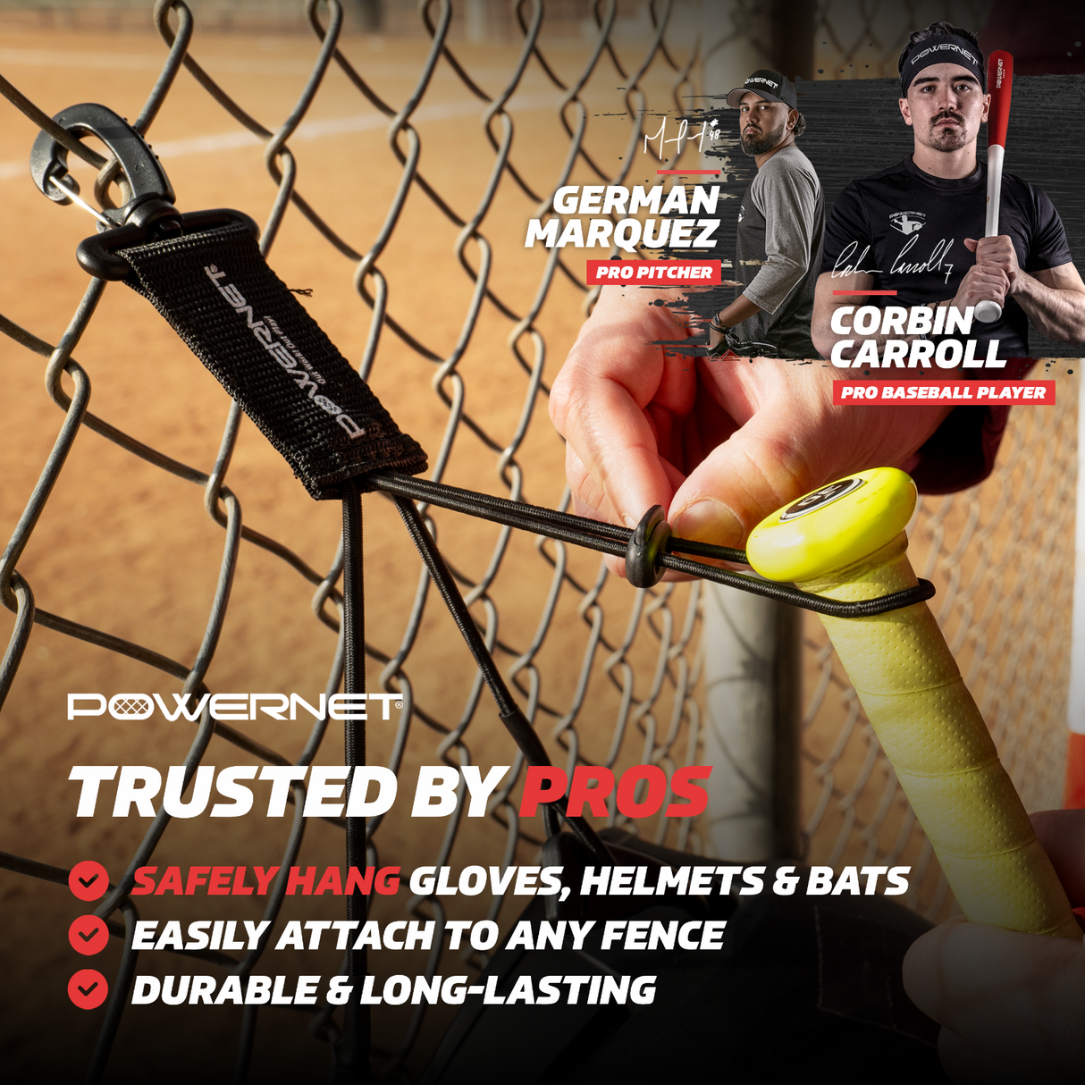 Gear Hanger For Dugout Organization Sports PowerNet