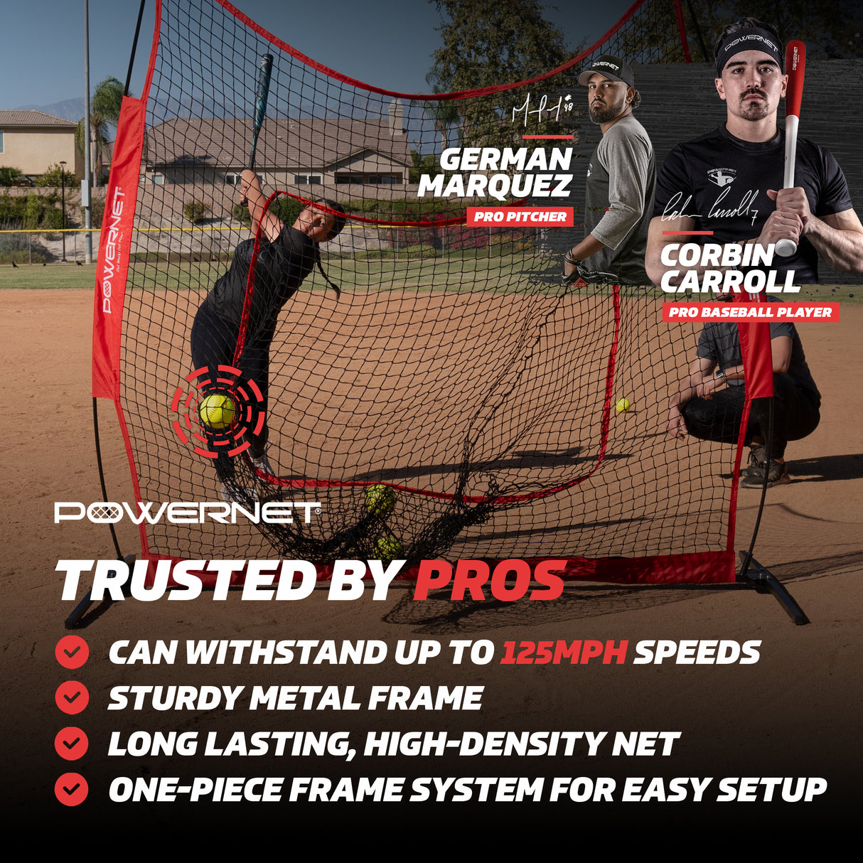 7x7 FT PRO Training Net Sports PowerNet