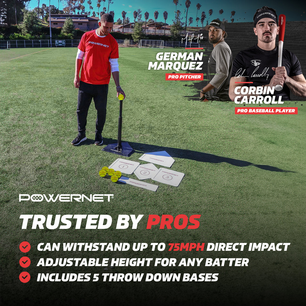 T-Ball Softball Kit Sports PowerNet