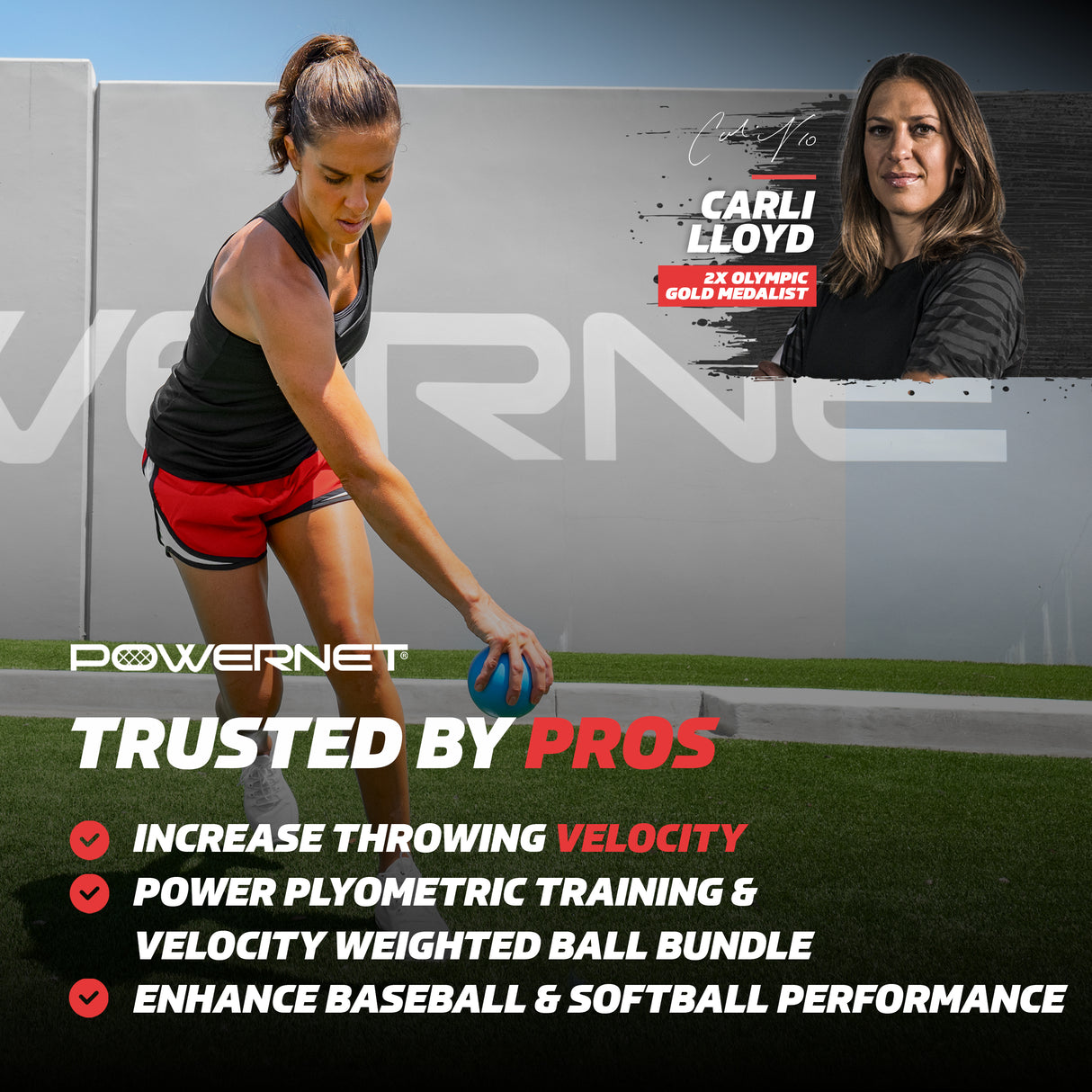 Power Plyometric Training Balls and Velocity Ball Bundle |Improve Arm Health and Velocity TrainingNets by PowerNet