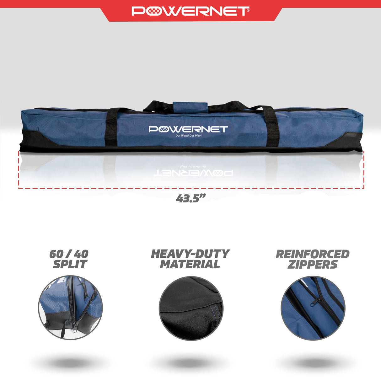 Deluxe Replacement Carry Bag (Bag Only) | For 7x7 Ft Baseball Softball Hitting Net Replacement Parts PowerNet