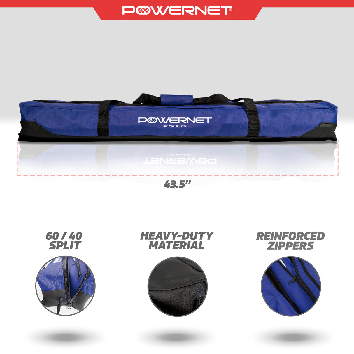 Deluxe Replacement Carry Bag (Bag Only) | For 7x7 Ft Baseball Softball Hitting Net Replacement Parts PowerNet