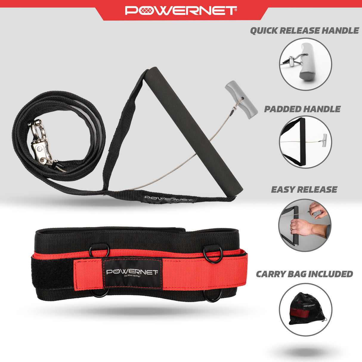 Tension Trainer for Speed & Agility TrainingNets by PowerNet