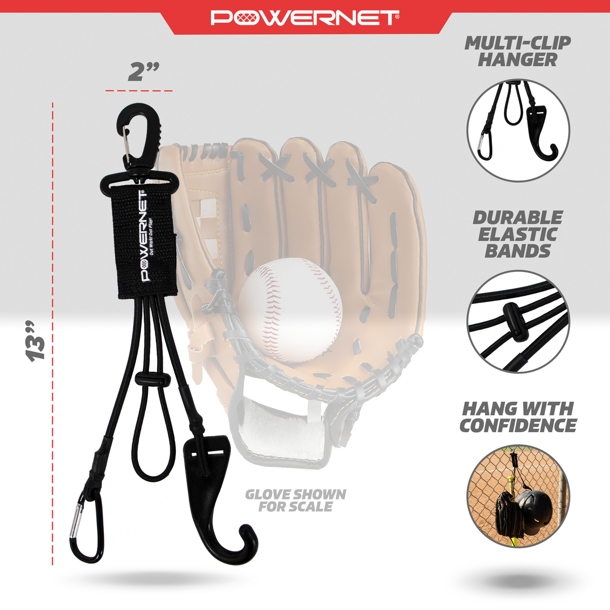 Gear Hanger For Dugout Organization Sports PowerNet