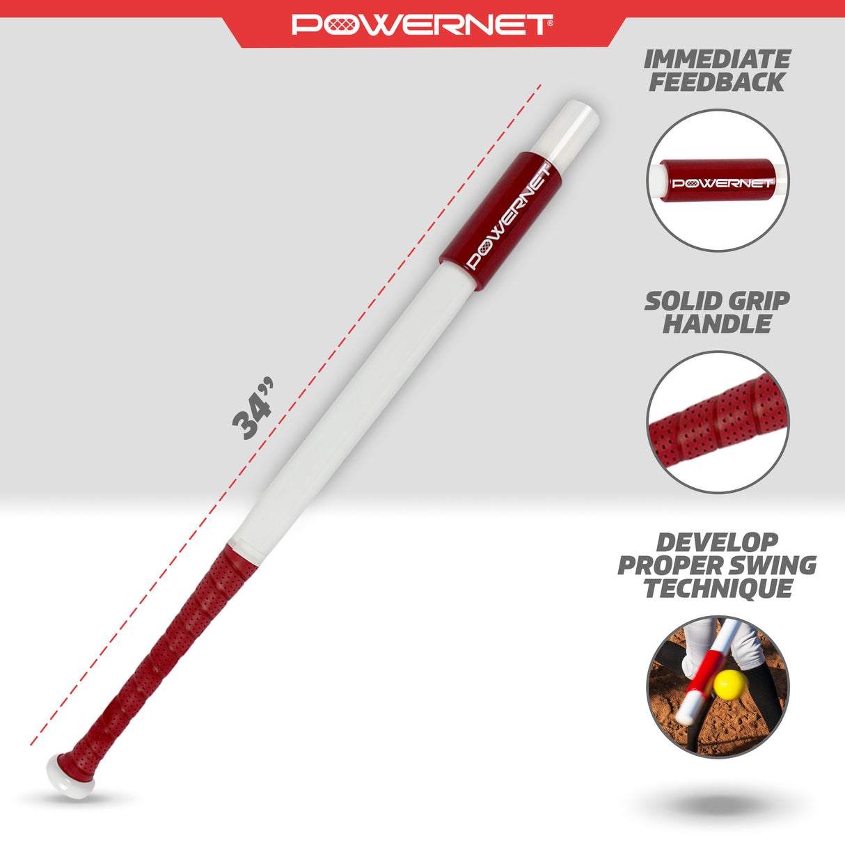 Sweet Spot Bat Swing Training Sports PowerNet