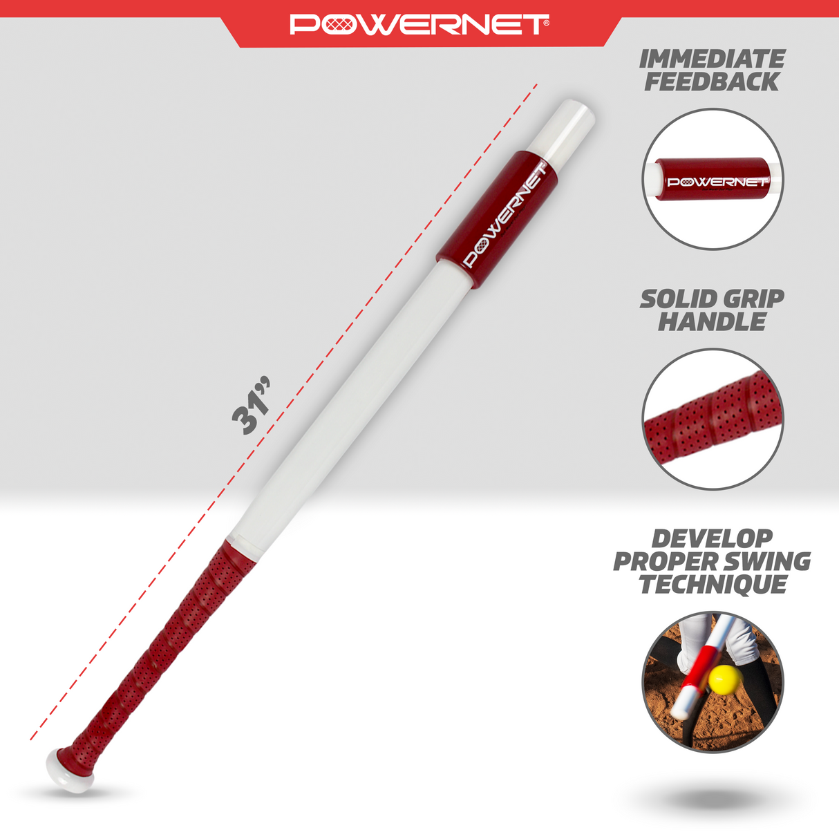 Sweet Spot Bat Swing Training Sports PowerNet