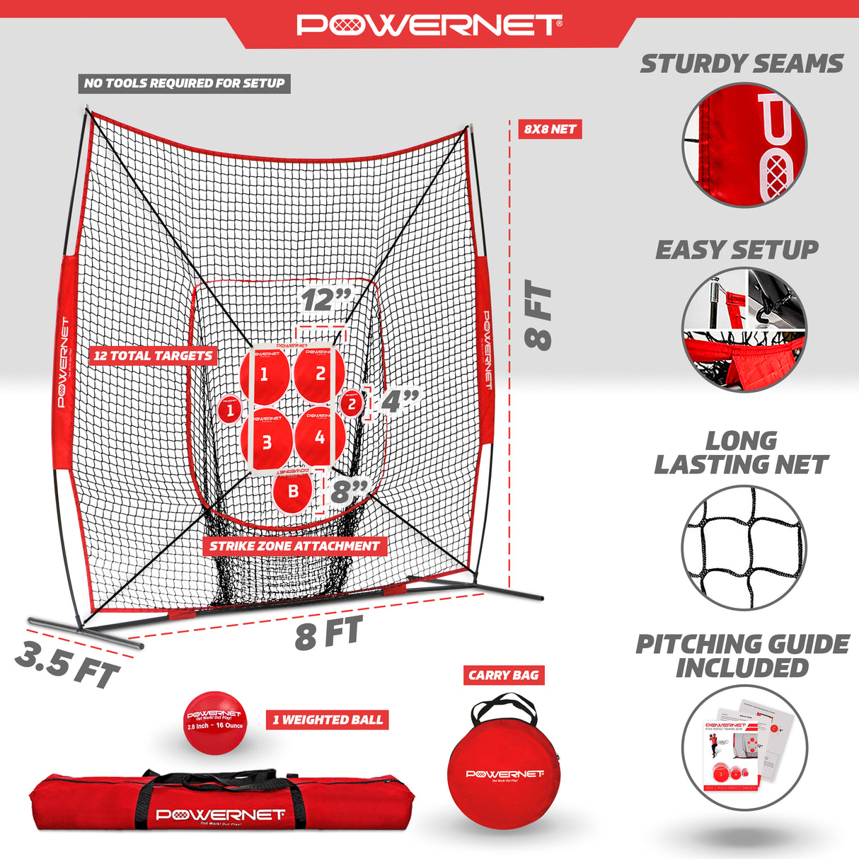 Ultimate Pitching Bundle Sports PowerNet