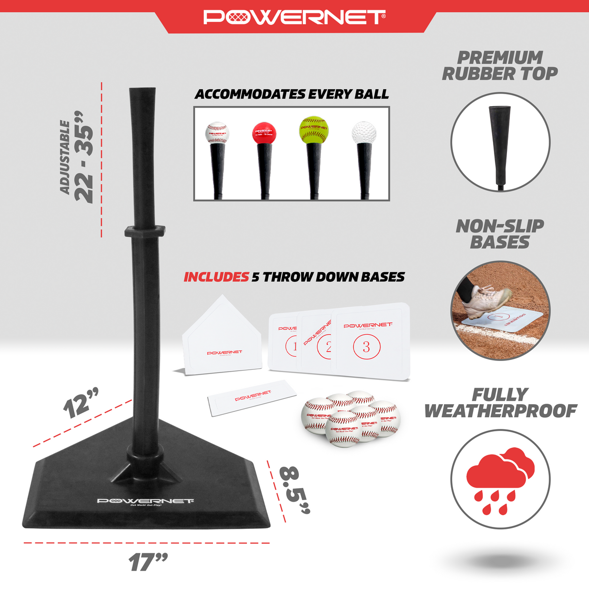 PRO BUNDLE | T-Ball Starter Combo sports PowerNet
