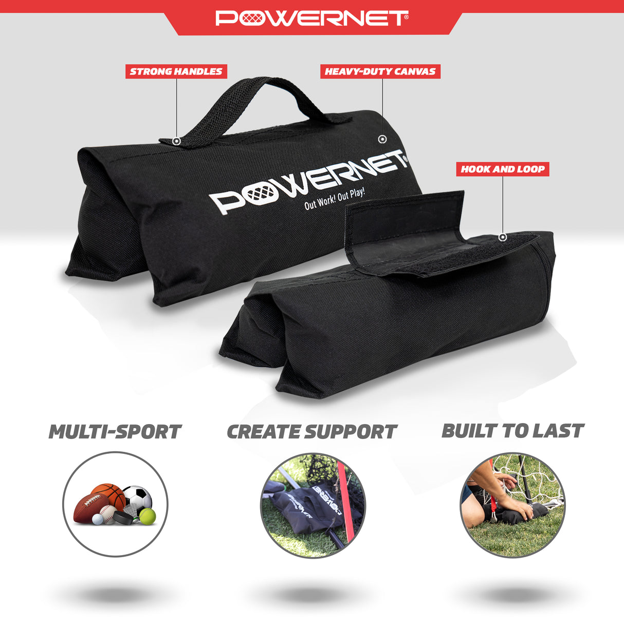 Sandbag Sleeves (2 Pack) Sports PowerNet