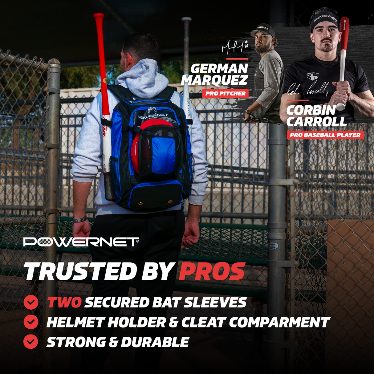 Baseball Softball Backpack XL Sports PowerNet