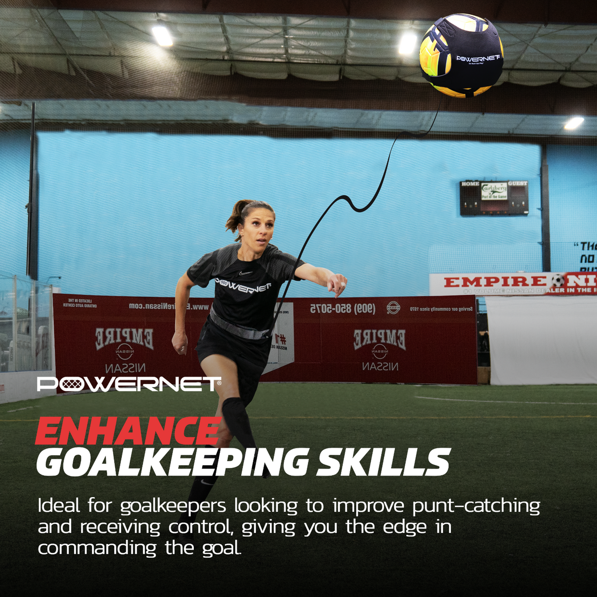 Soccer Solo Trainer Sports PowerNet