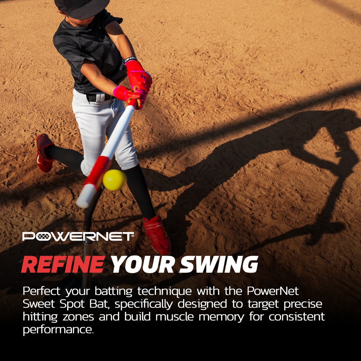 Sweet Spot Bat Swing Training Sports PowerNet