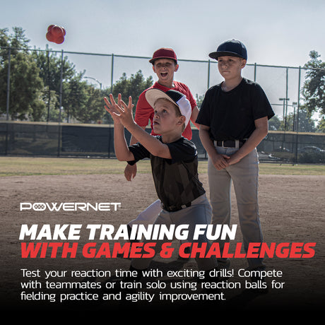 Reaction Balls | Random Bounce Fielding Tool Reaction Balls PowerNet