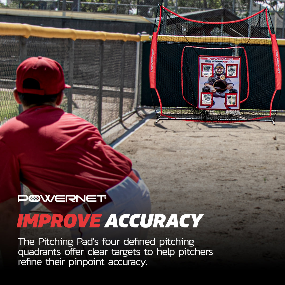 German Marquez Pitching Target & Numbered Pitching Pad Bundle Pitching Pad TrainingNets by PowerNet