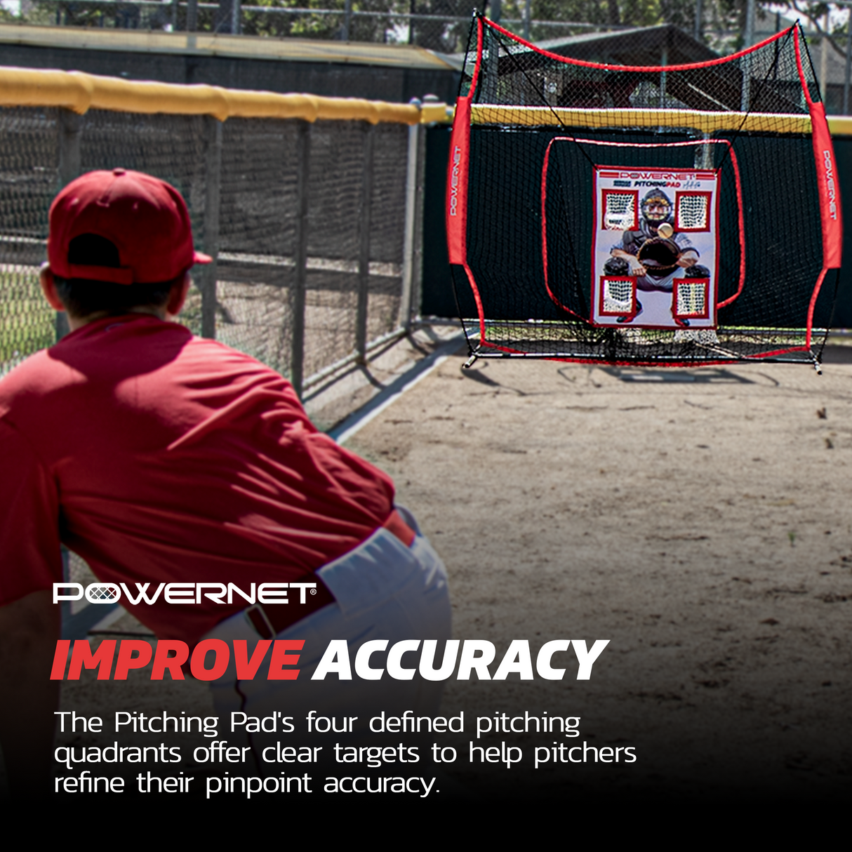 4 Net Pocket Pitching Pad Pitching pad PowerNet