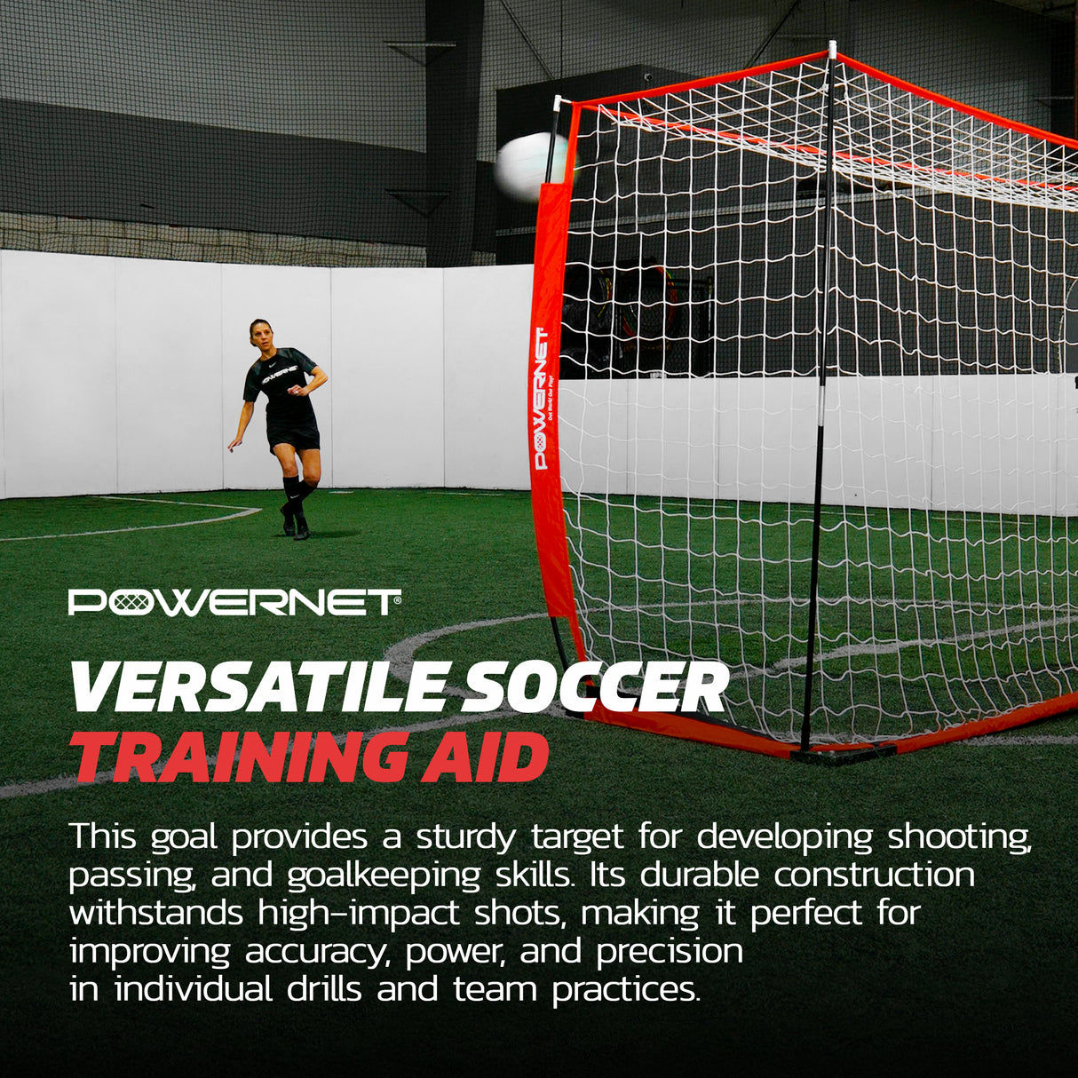 Portable 14x7 FT Soccer Goal Soccer Goals PowerNet