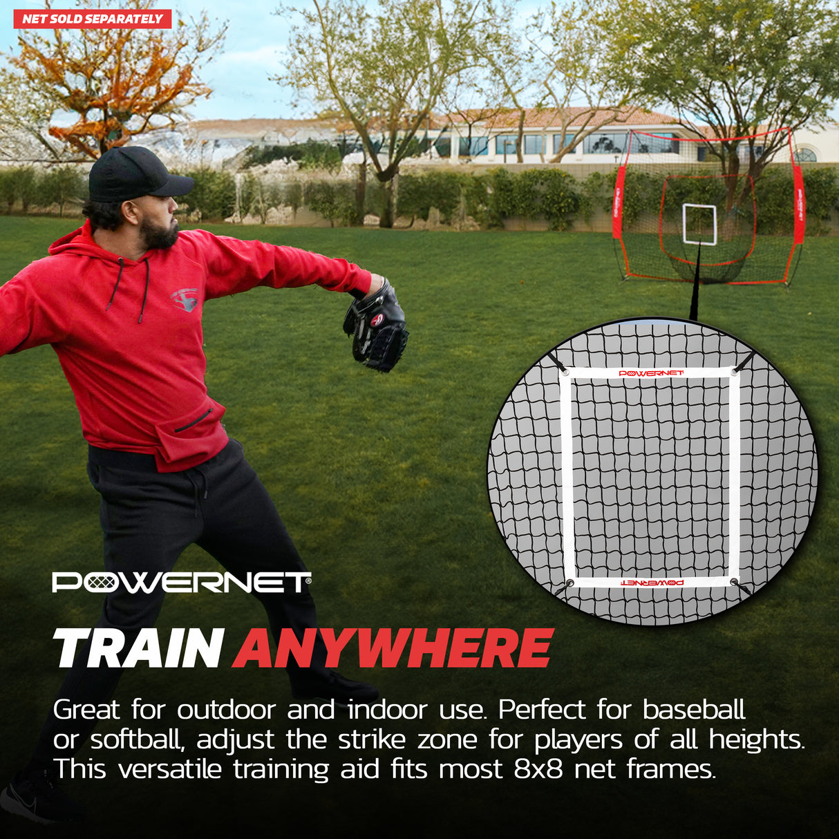 Strike Zone Attachment (for 8x8 nets only) Sports PowerNet