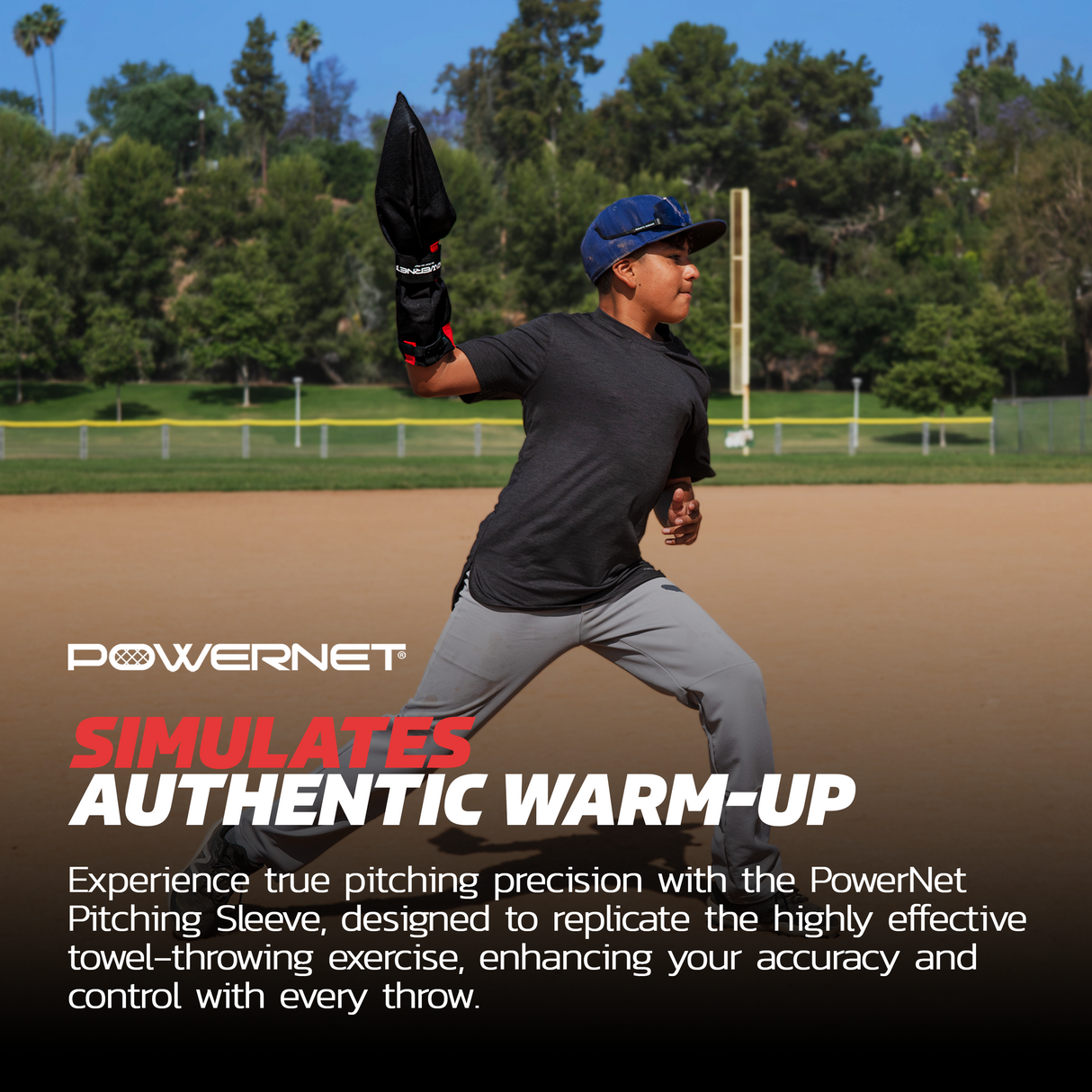 Pitching Sleeve | Baseball Sock Trainer Baseball And Softball Practice Nets PowerNet