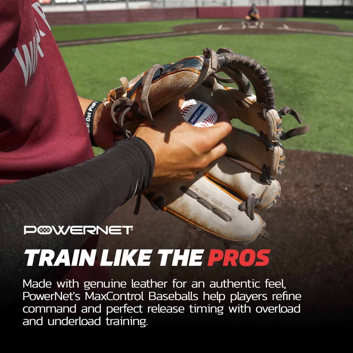 Overload & Underload MaxControl Baseballs Training Ball PowerNet