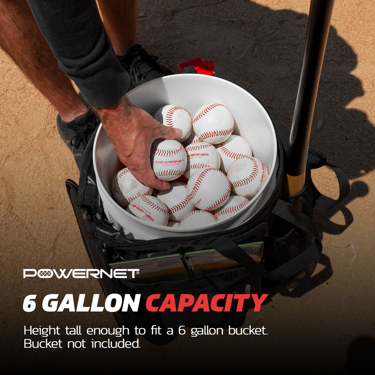 Shoulder Bucket Caddy Carry Bag Bag PowerNet