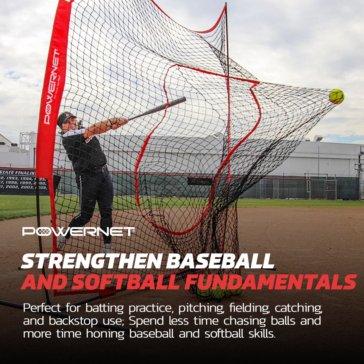 8x8 FT Portable Training Net sports PowerNet