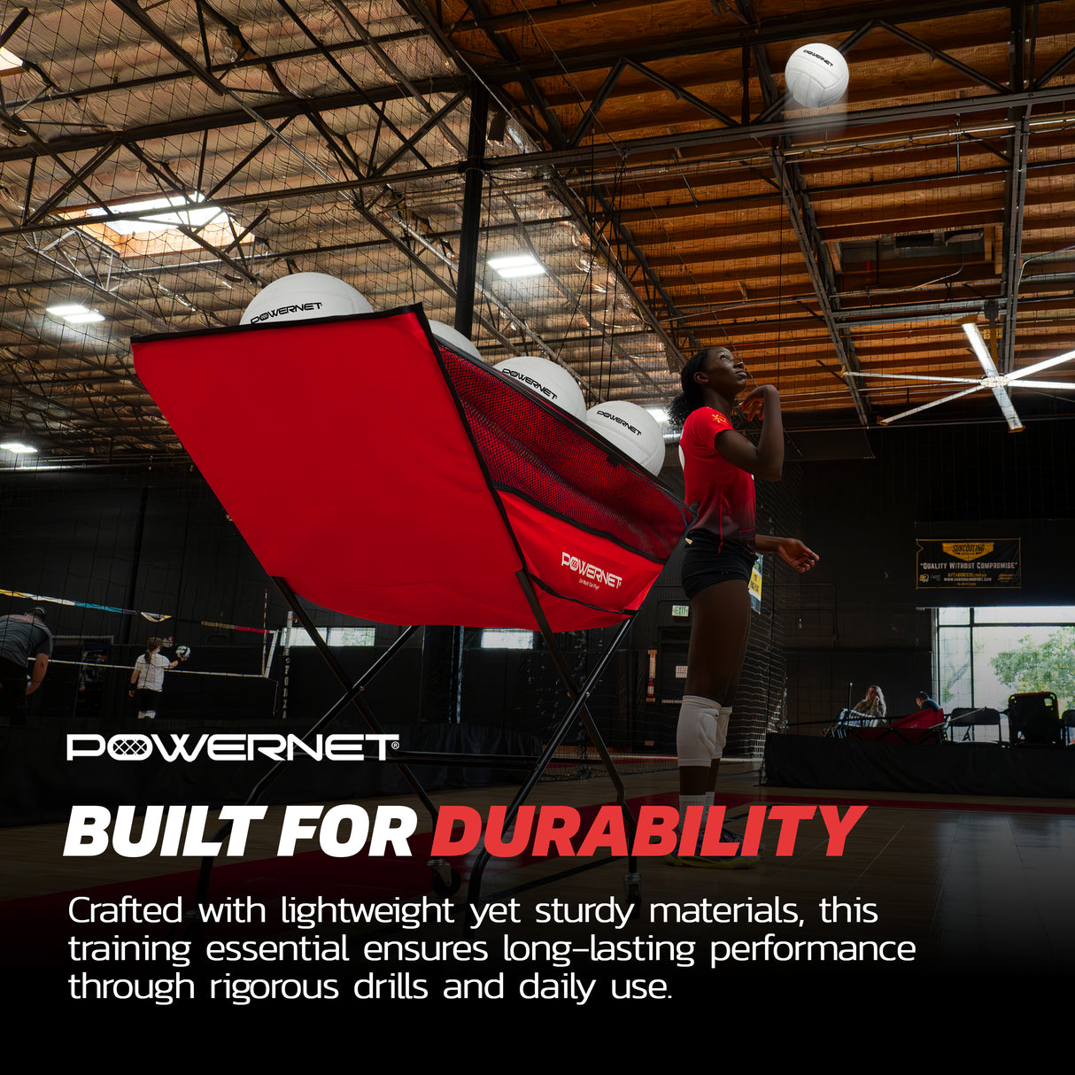 Volleyball Wheeled Cart Sports PowerNet