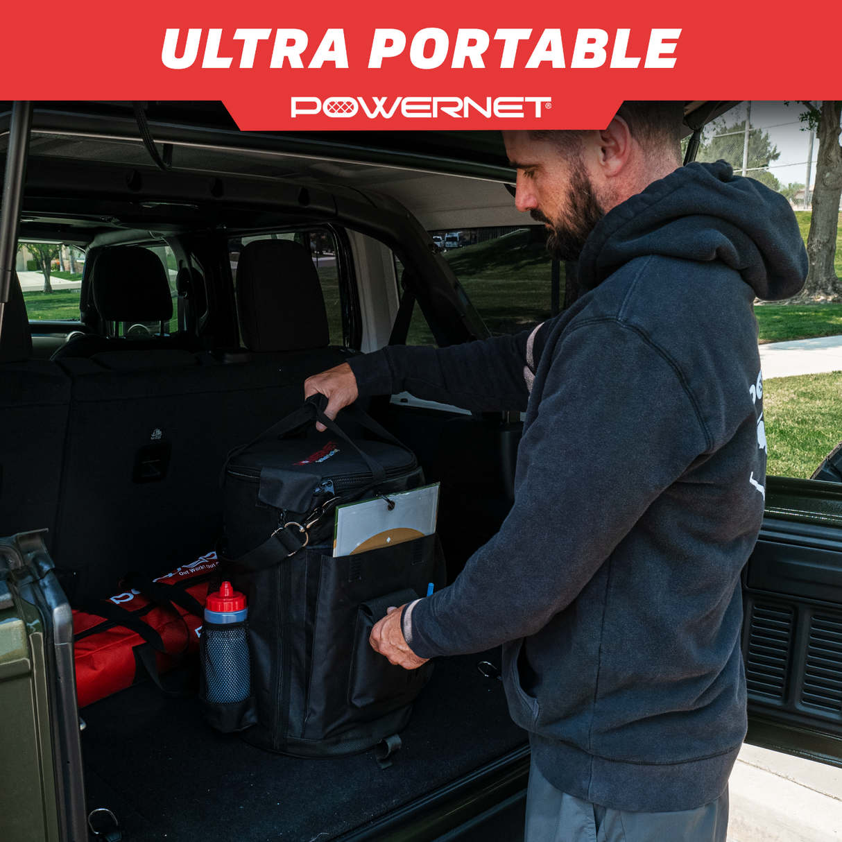 Shoulder Bucket Caddy Carry Bag Bag PowerNet