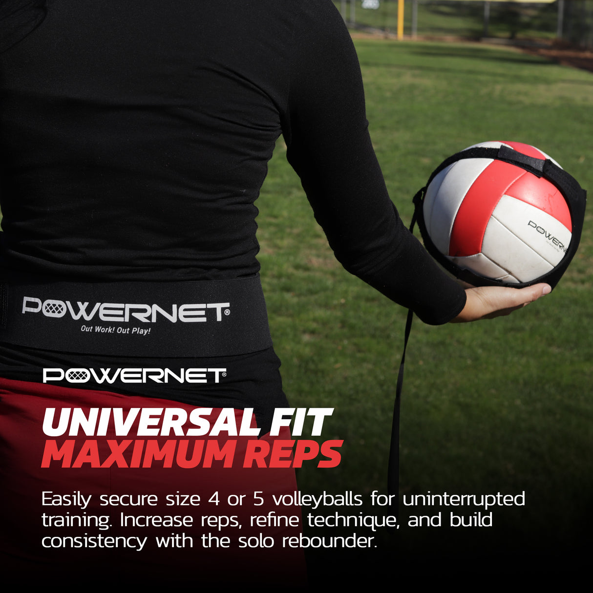 Volleyball Solo Trainer TrainingNets by PowerNet