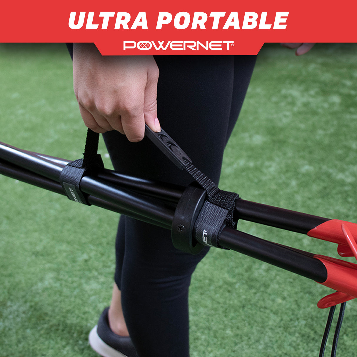 Deluxe Batting Tee (2.5 lbs) + Bucket Caddy Lifter Bundle Sports PowerNet