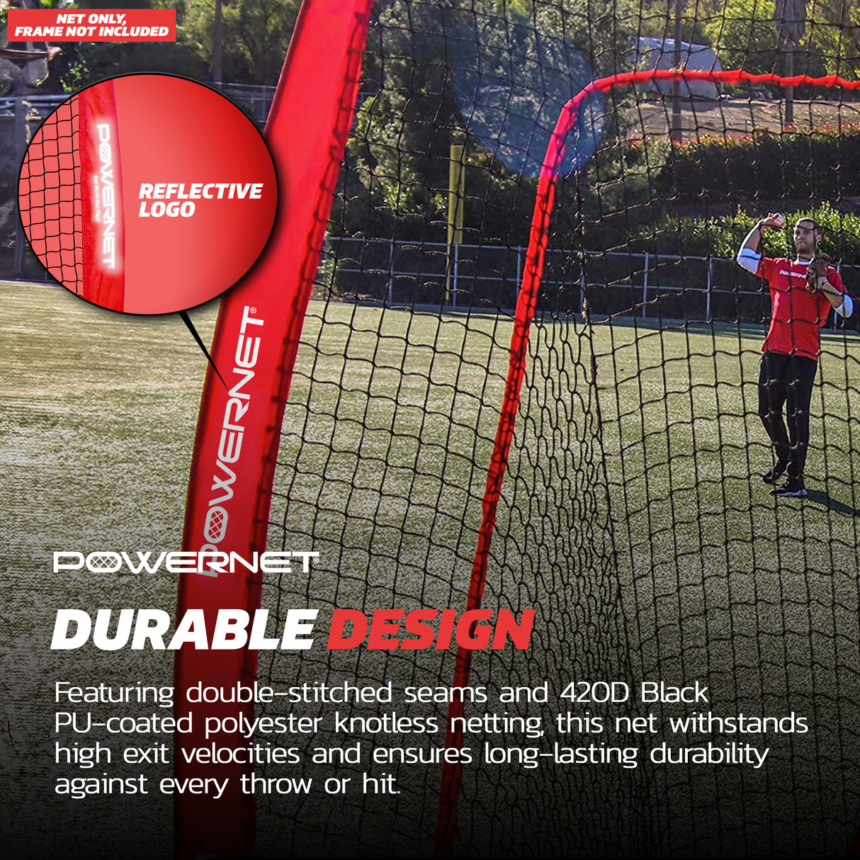 Infielder Replacement Net - Net Only Replacement Parts PowerNet