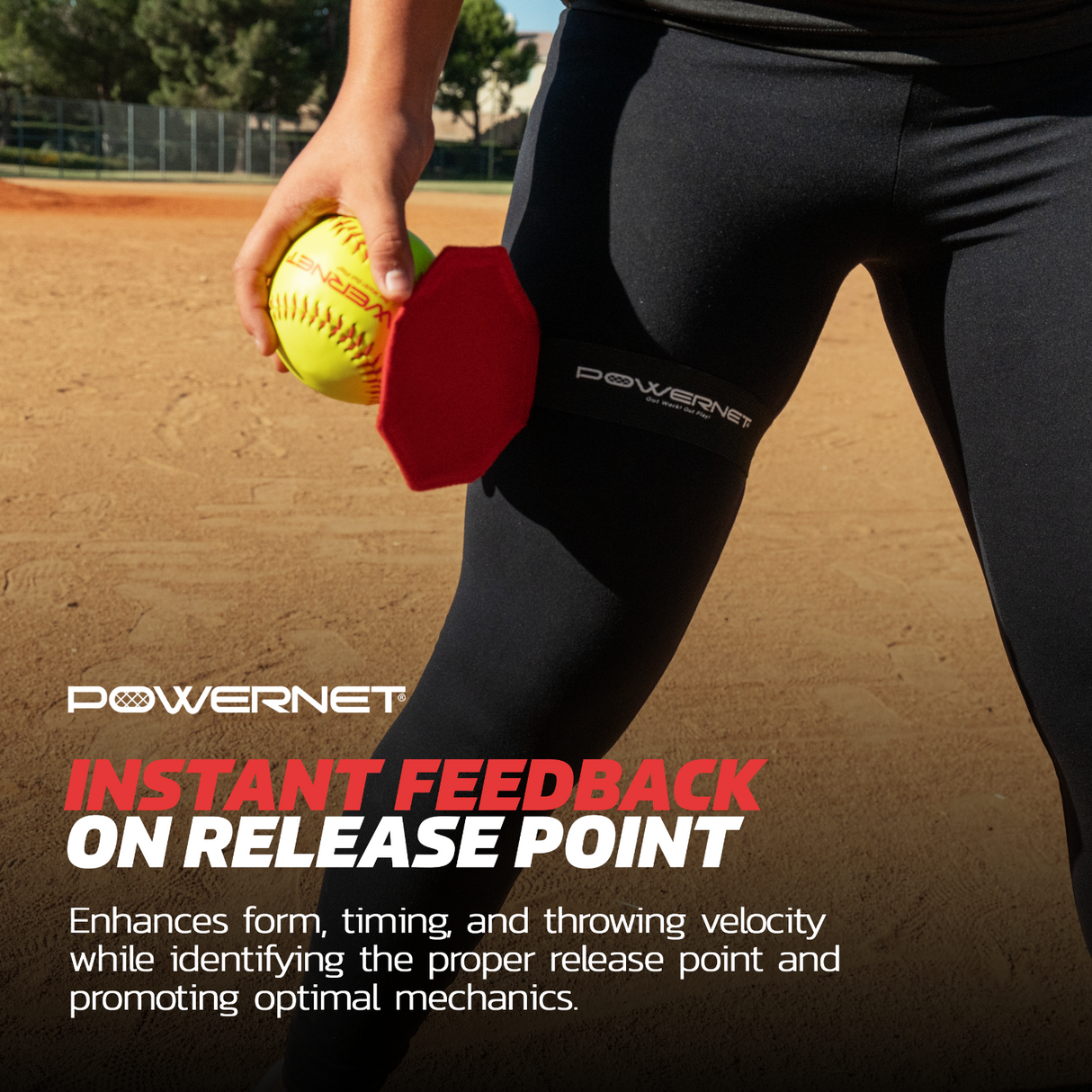 Windmill Trainer Softball Pitching Aid TrainingNets by PowerNet