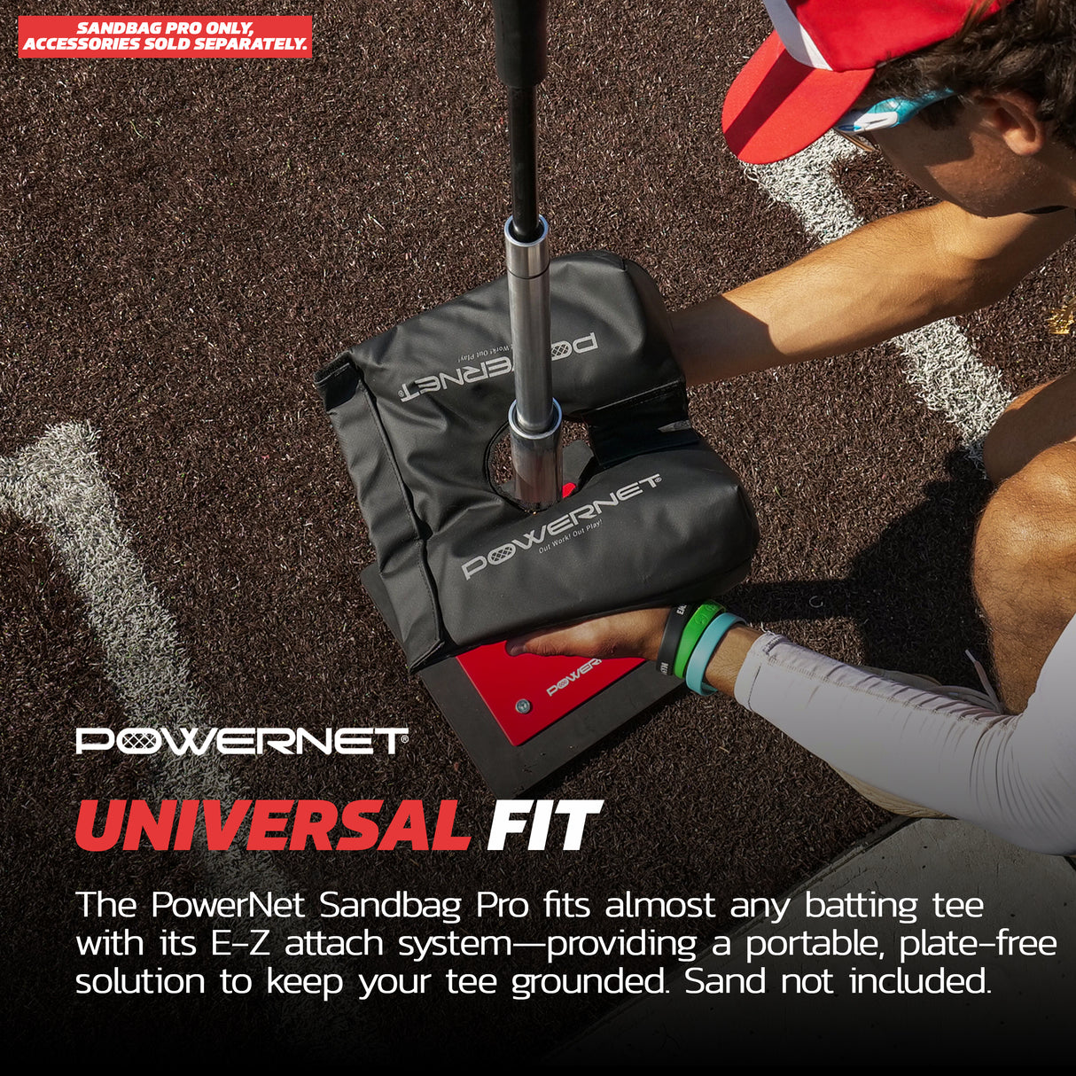 Sandbag Pro for Baseball Softball Hitting Tees PowerNet