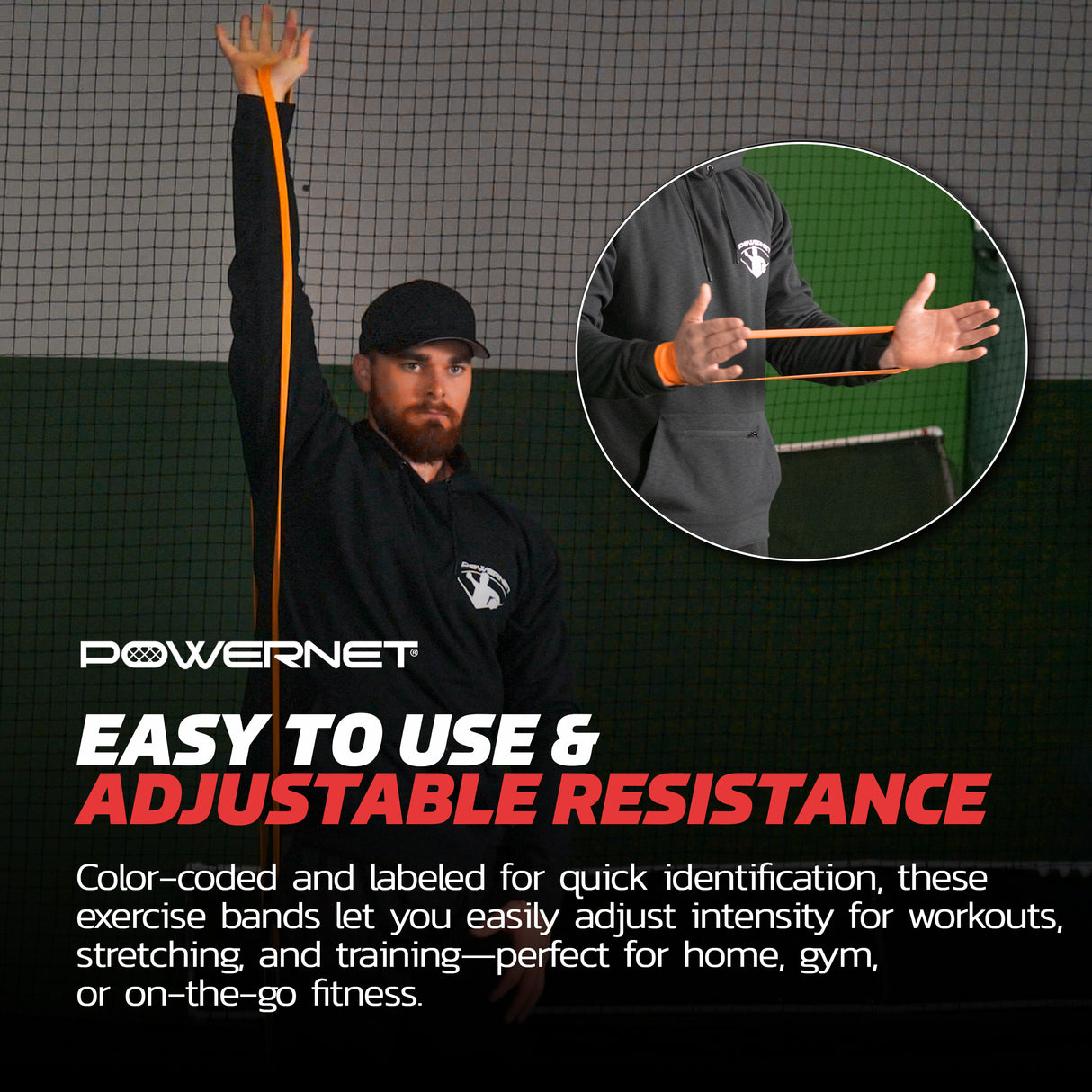 Training Resistance Loop Exercise Bands Resistance Band PowerNet