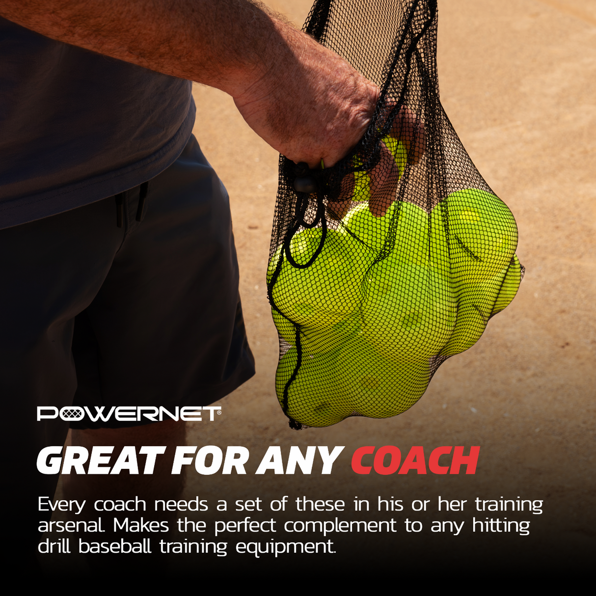 Crusher Training Softballs 12 PK TrainingNets by PowerNet